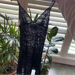 Vintage Victoria’s Secret Black Lace nightie